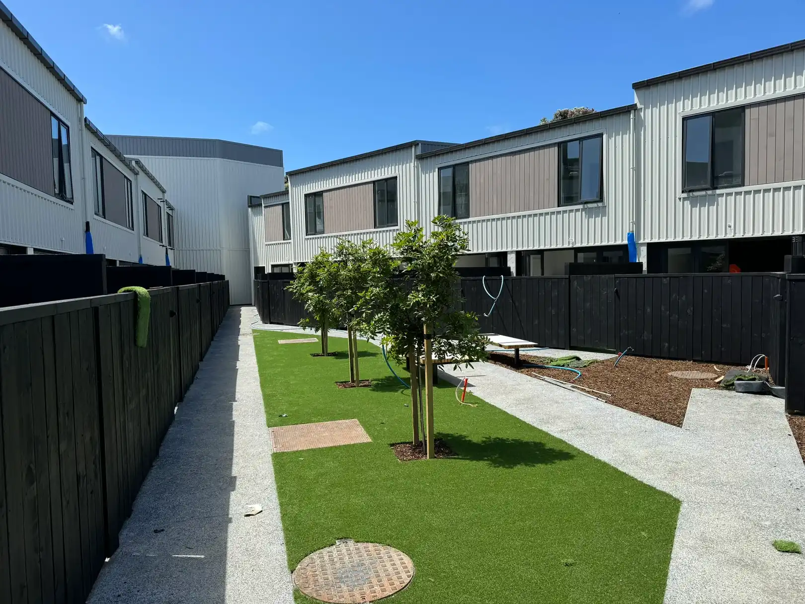 Completed landscaping and outdoor work by Elevate Building and Design, Auckland